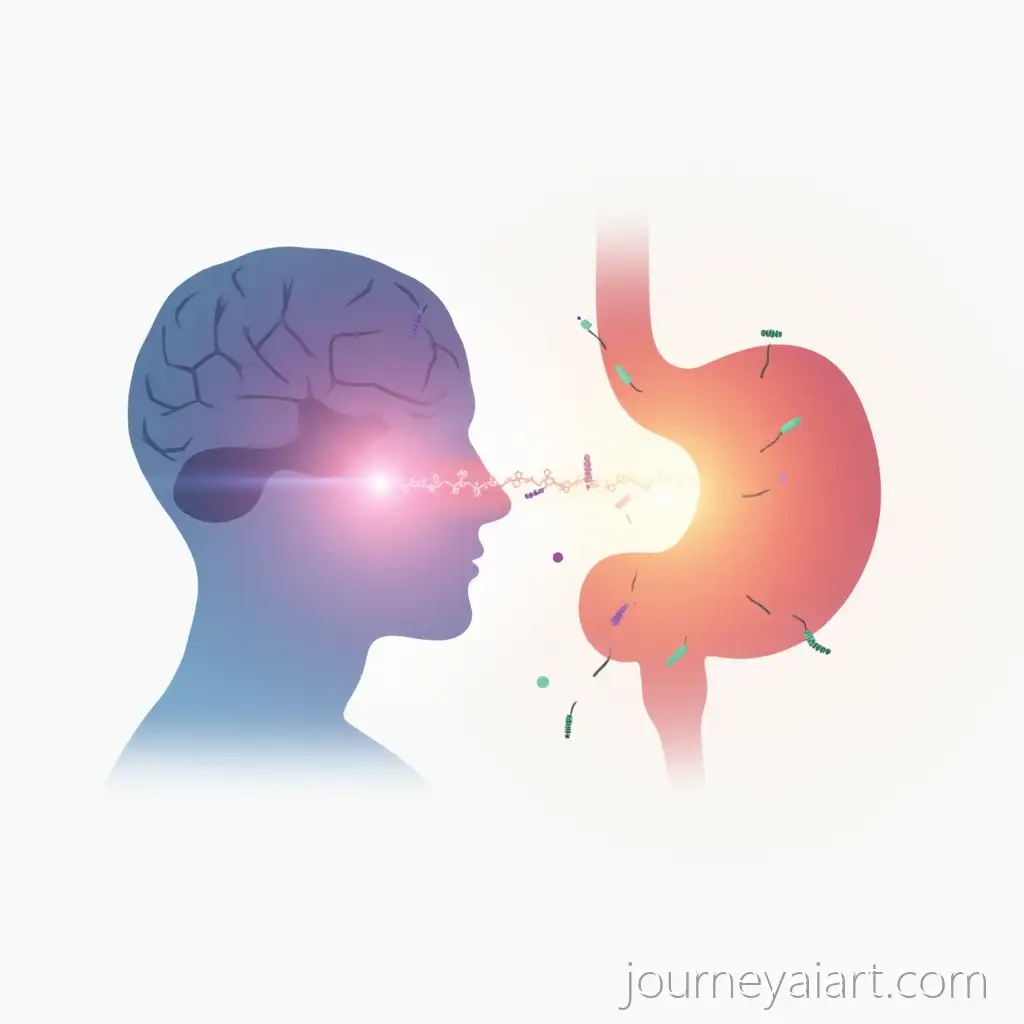 Visualization-of-GutBrain-Axis-with-Abstract-Human-Brain-and-Gut-Connection