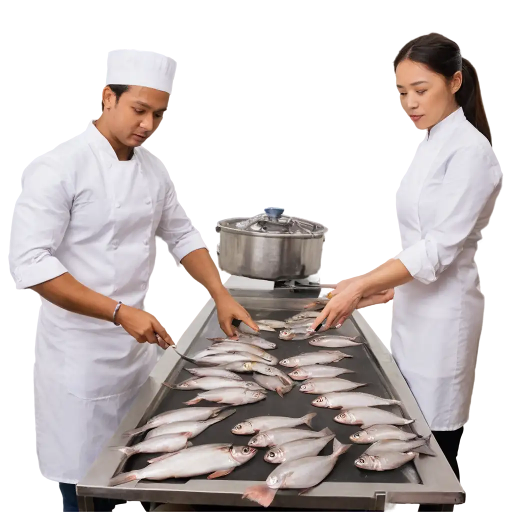 HighQuality-PNG-Image-of-Male-and-Female-Chefs-Processing-Milkfish-for-Culinary-Arts-and-Cooking-Resources