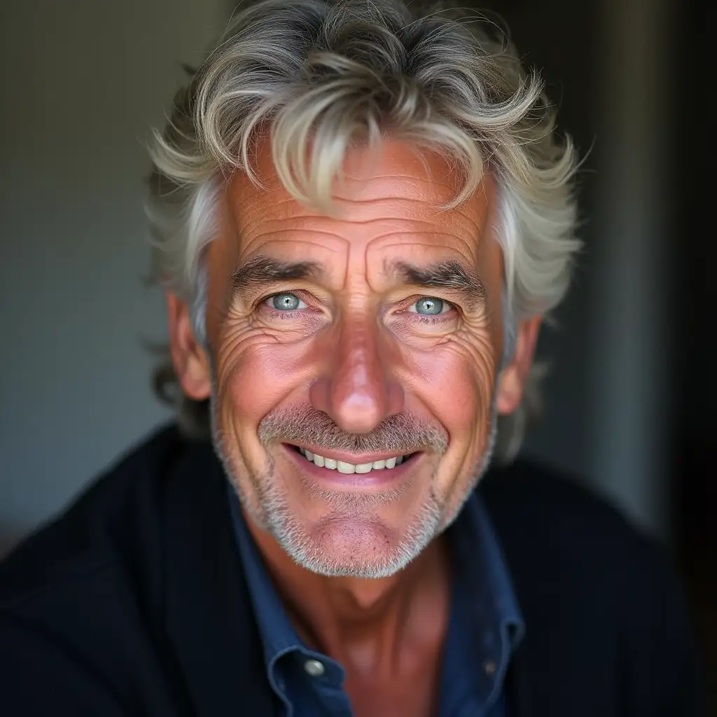 Smiling-65YearOld-Man-with-Blue-Eyes-and-Short-Hair-in-Rod-Stewart-Style