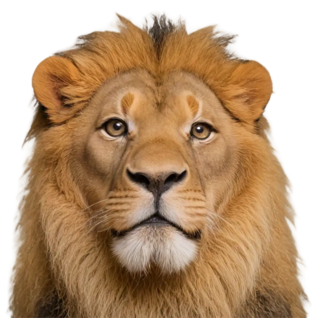 Stunning-Lion-Face-PNG-Image-for-Your-Creative-Projects