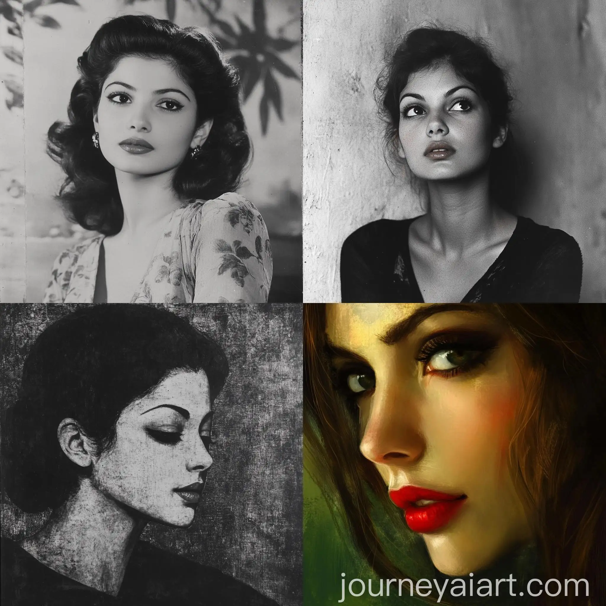 Portrait-of-a-Beautiful-Lady-with-Literary-and-Artistic-Interests