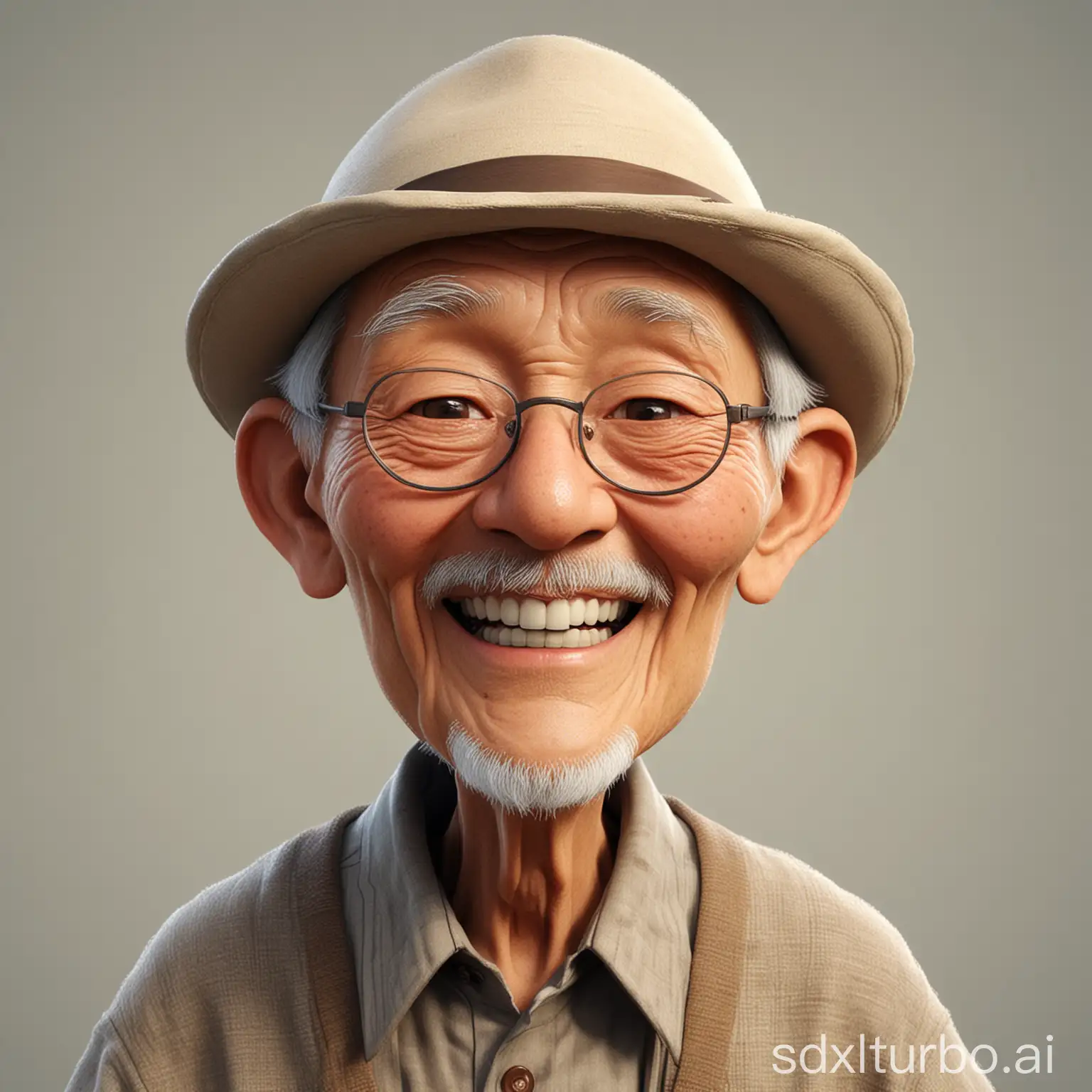 Animated-Cartoon-of-a-Chatty-Friendly-Chinese-Old-Man