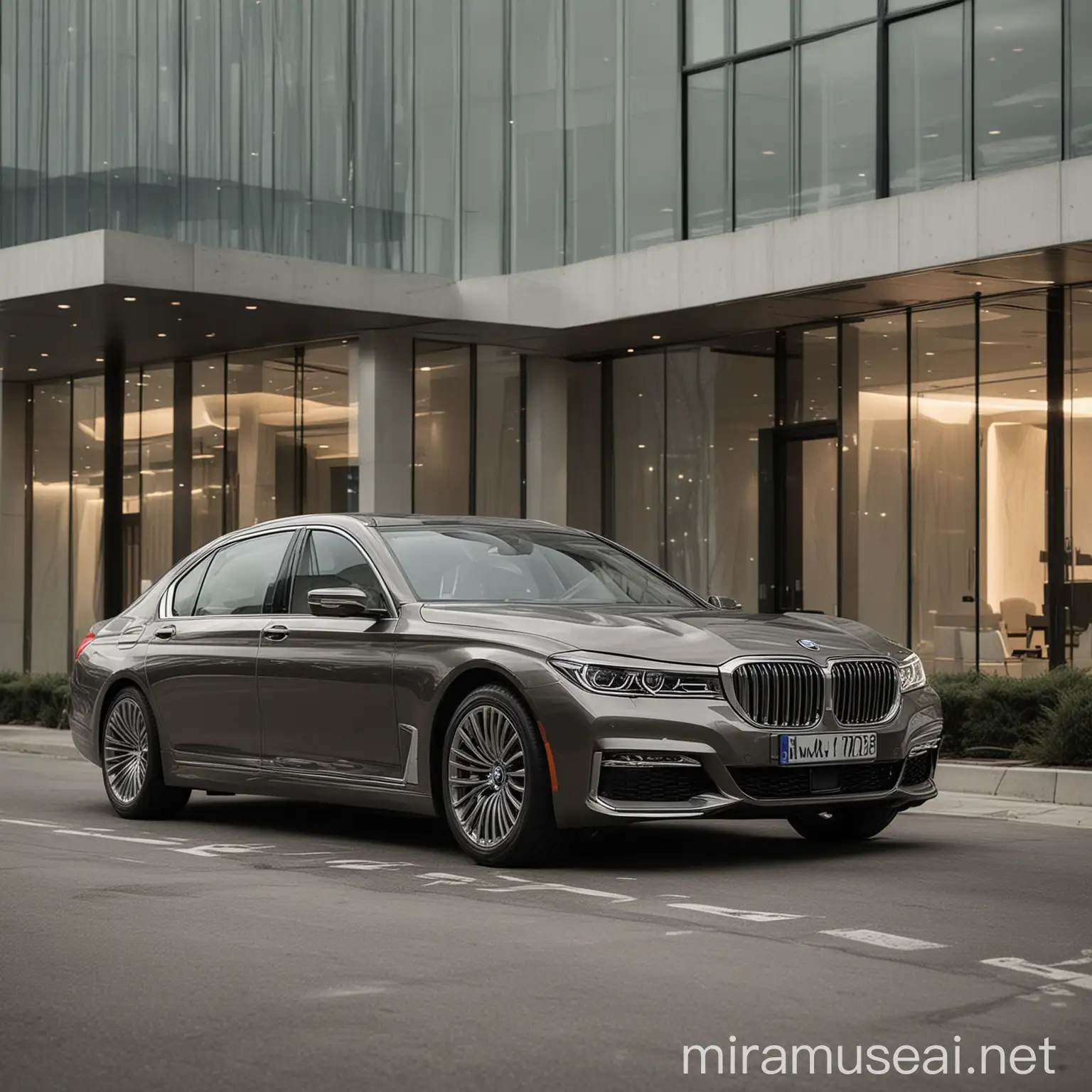 Luxury BMW 7 Series Arrives at HighEnd Corporate Office