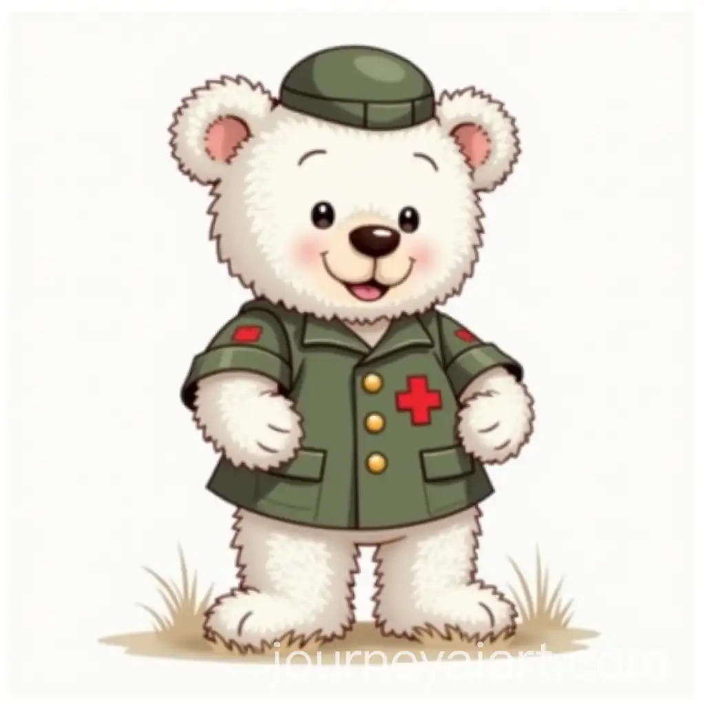 Little-White-Teddy-Bear-Military-Medic-with-Medical-Gear