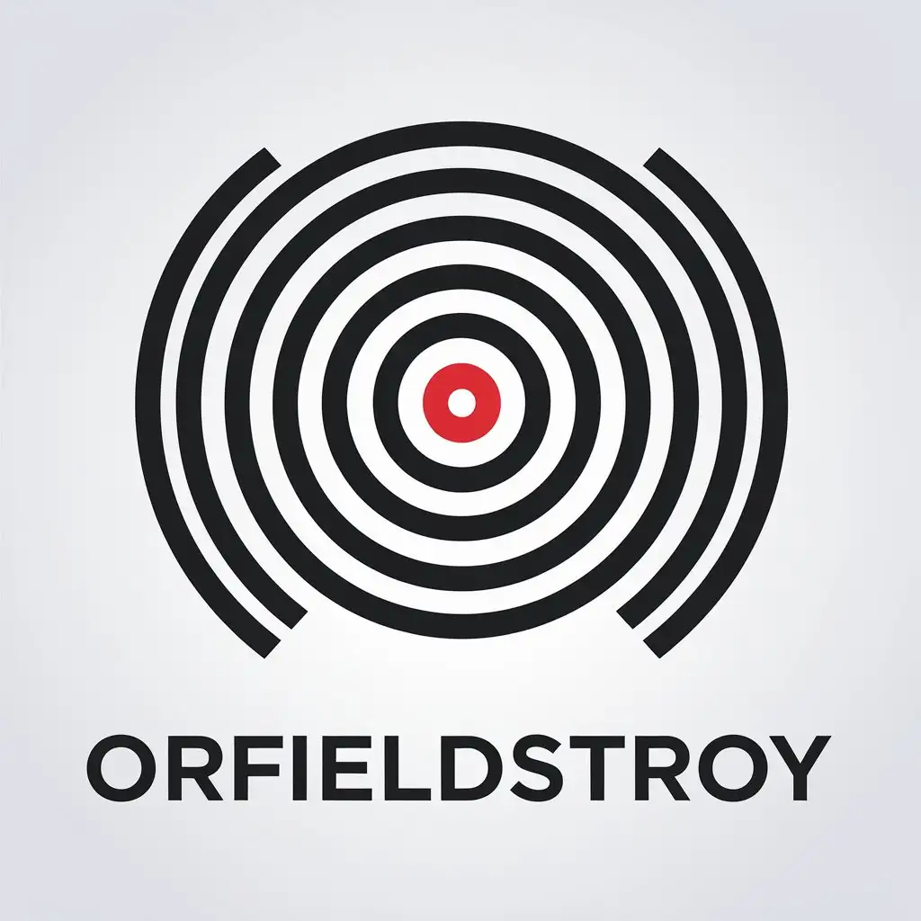 a vector logo design,with the text "OrfieldStroy", main symbol:Soundproofing Orfield,Moderate,be used in Construction industry,clear background