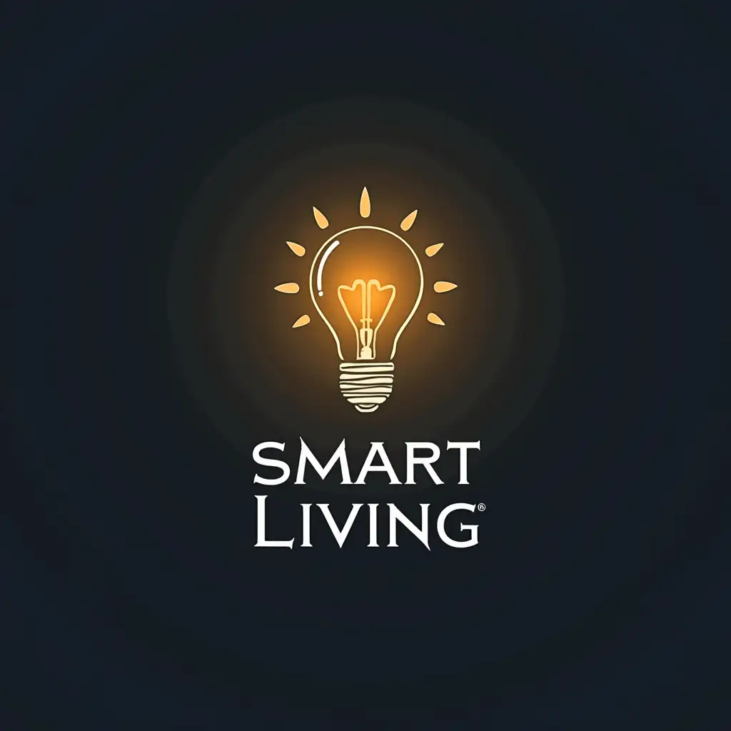 Can u make for me a logo with light and things with the name Smart Living