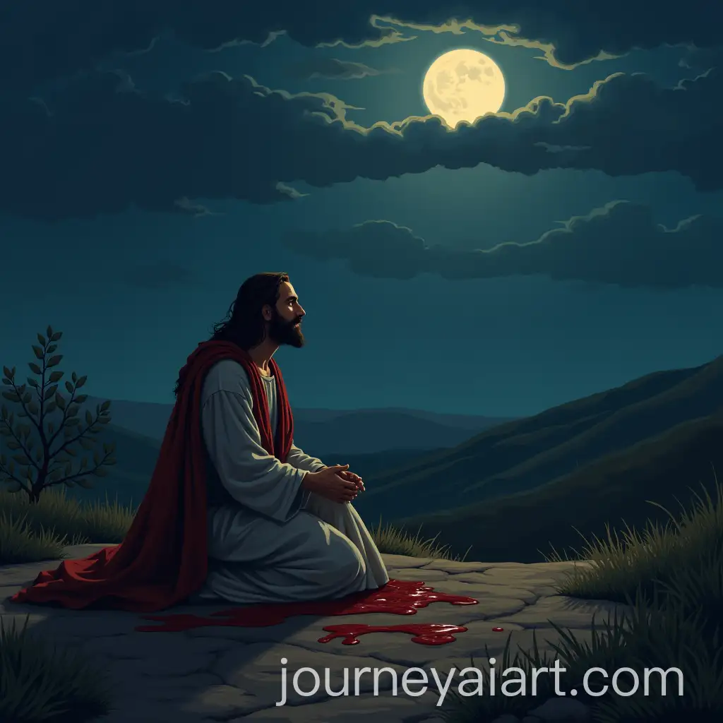 Jesus-Praying-in-the-Garden-of-Olives-with-Agony-and-Blood-Sweat