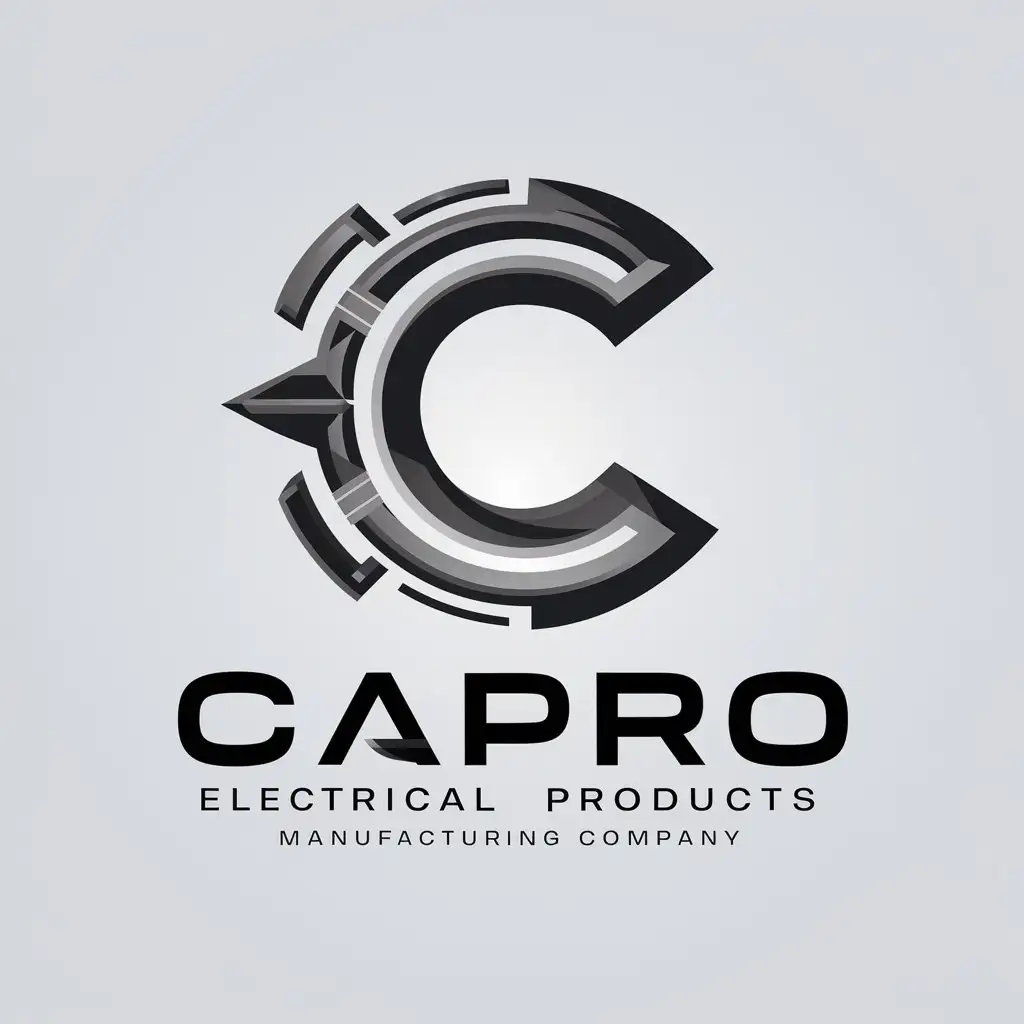 LOGO Design for Capro Modern C Symbol for Electrical Products in Technology Industry