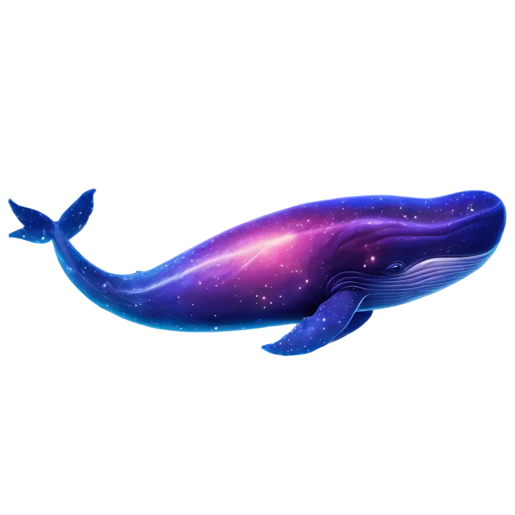 Glowing-Whale-Swimming-Through-Cosmic-Spiral-PNG-UltraHigh-Definition-with-Shimmering-Constellations-and-Nebula-Colors