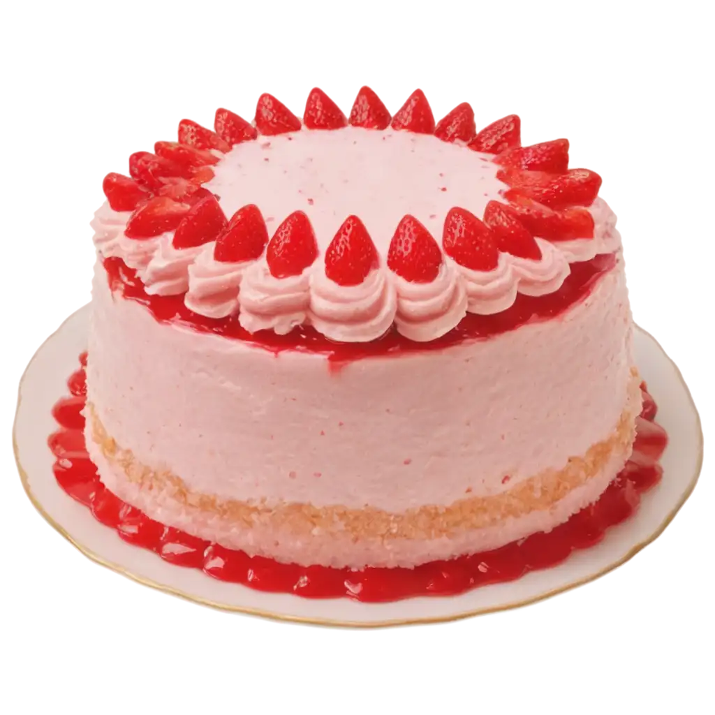 Strawberry-Cake-PNG-Image-A-Visual-Delight-for-Gourmet-Enthusiasts