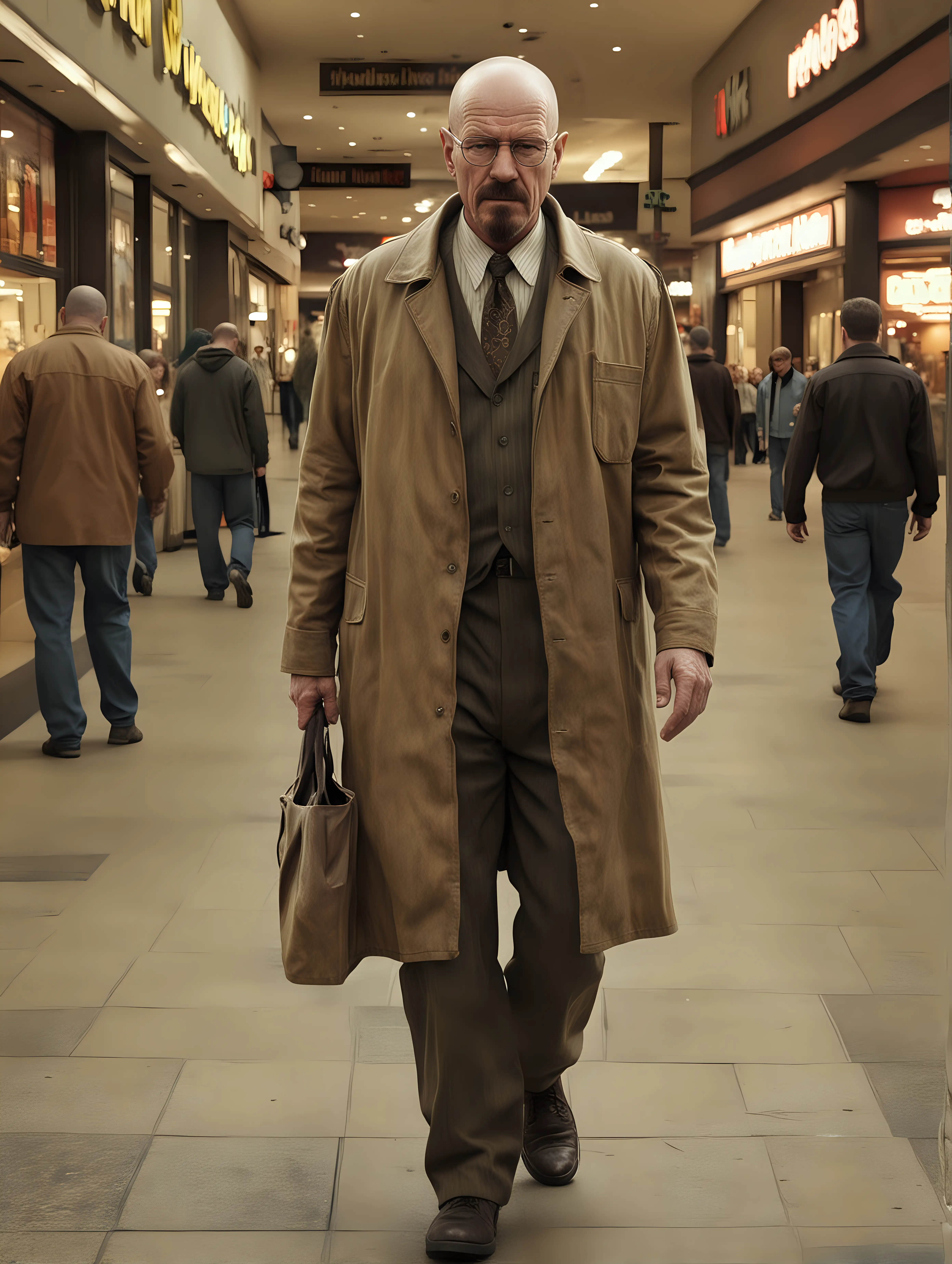 Realistic-Walter White-Walking-in-2009s-mall-Retro-Gangster