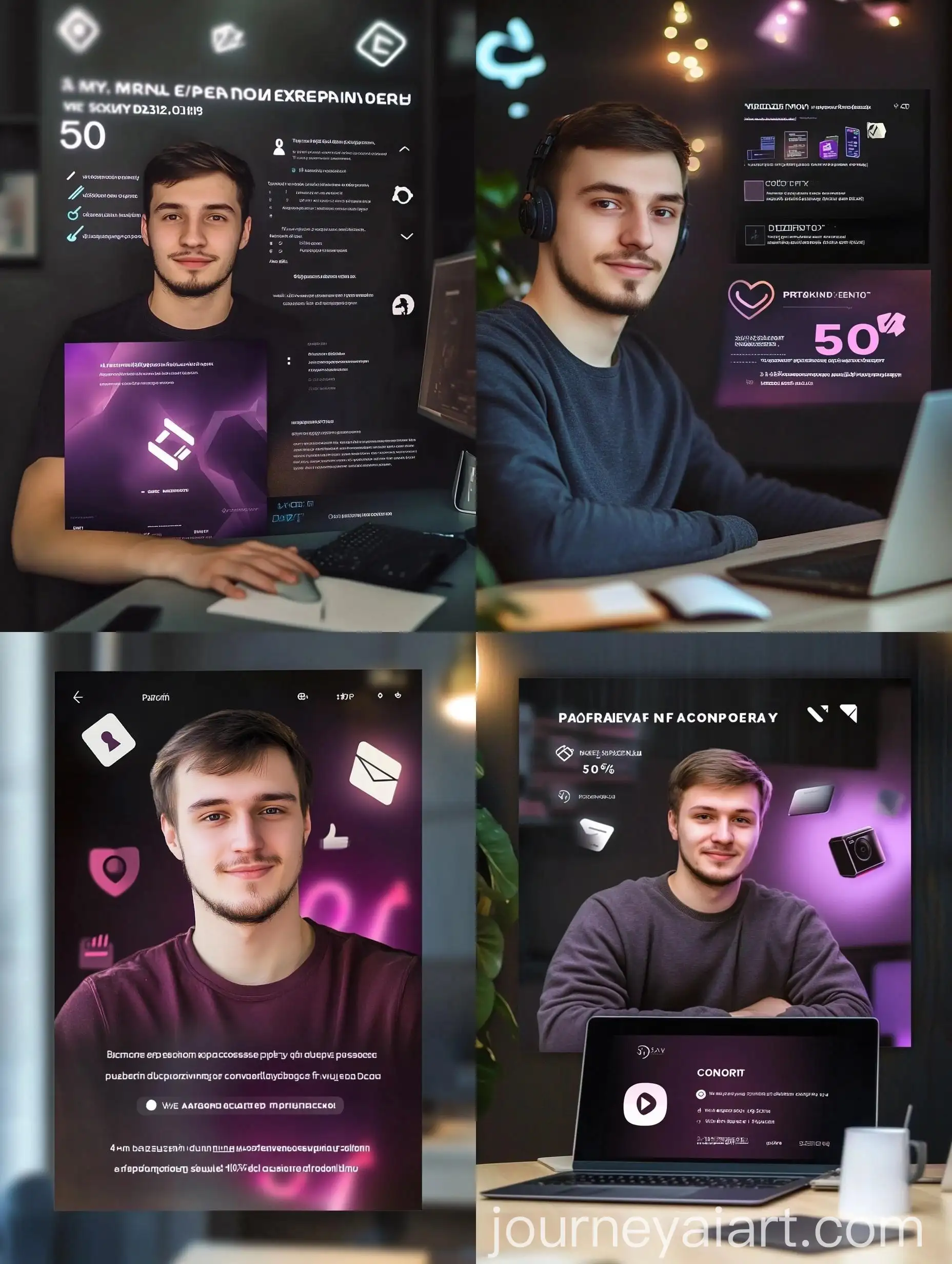 Business-Card-Design-for-Development-Studio-4-Years-Experience-Prepayment-50-Contact-Us