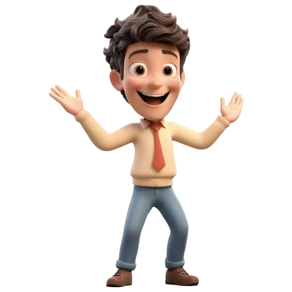 3D-Illustration-PNG-Image-of-a-Happy-Person-HighQuality-Visual-for-Various-Applications