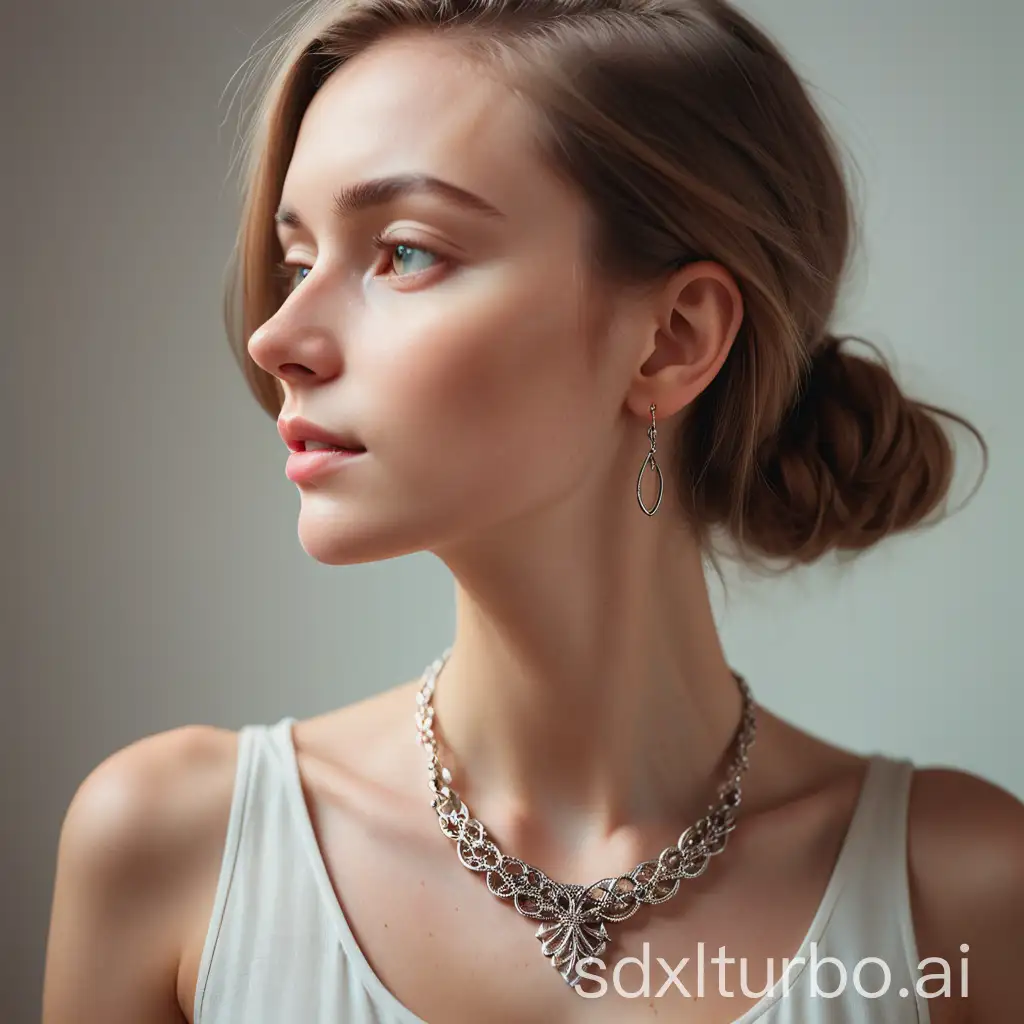 European-Model-with-Necklace-in-Soft-Light-and-Simple-Style