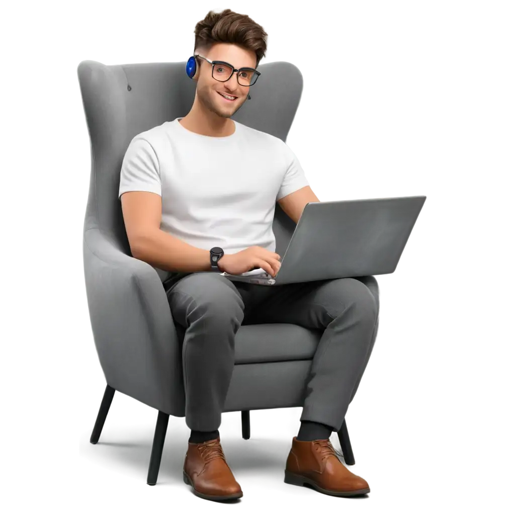 3D-PNG-Image-of-a-Happy-Man-Coding-on-a-Laptop-in-a-Chair-Perfect-for-Web-and-Design-Projects