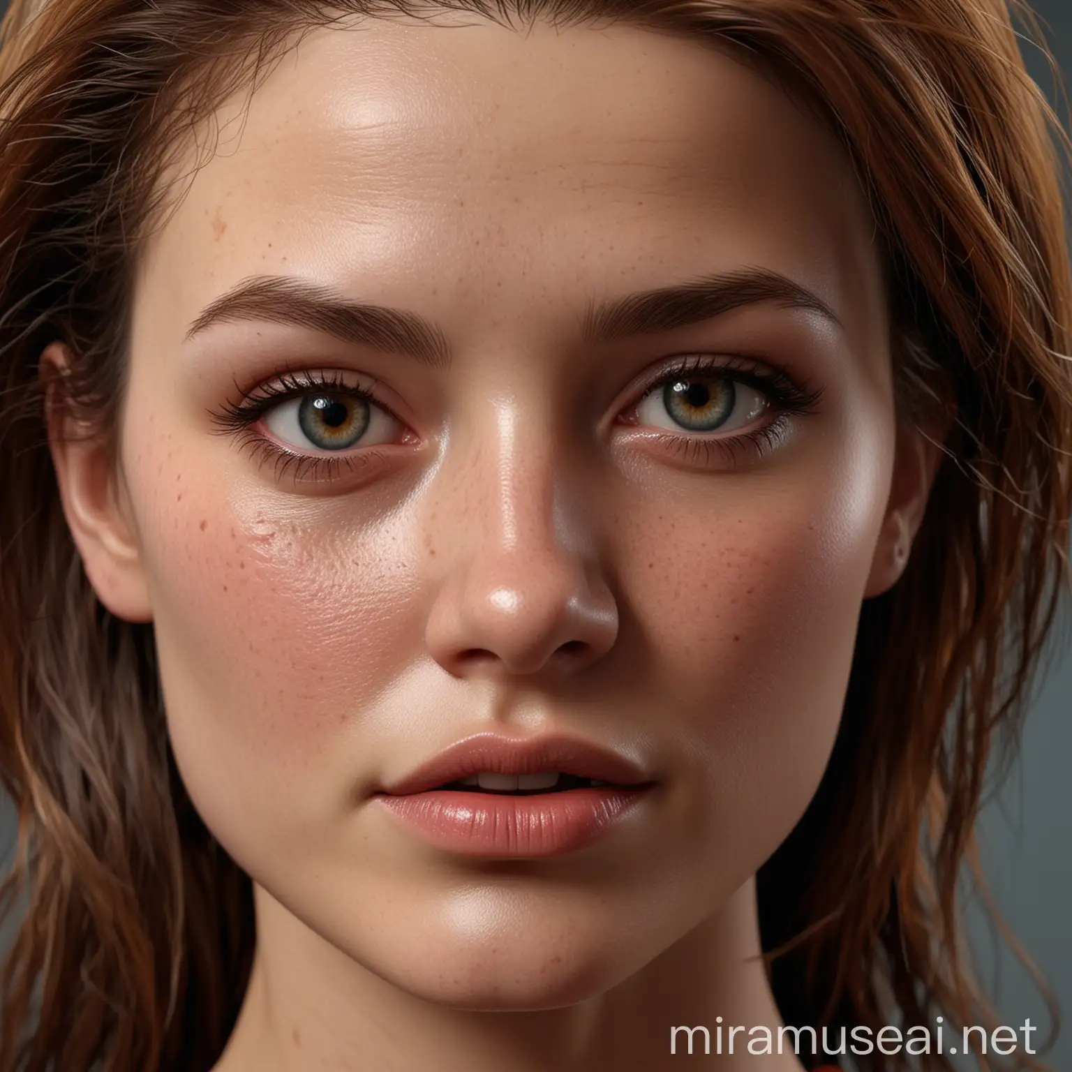 Stunning HyperRealistic Portrait of a Female Face