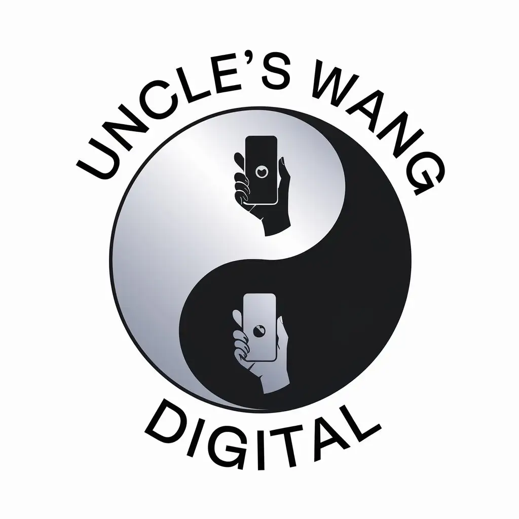 LOGO-Design-for-Uncles-Wang-Digital-Yin-Yang-Symbol-with-Balance-and-Clarity