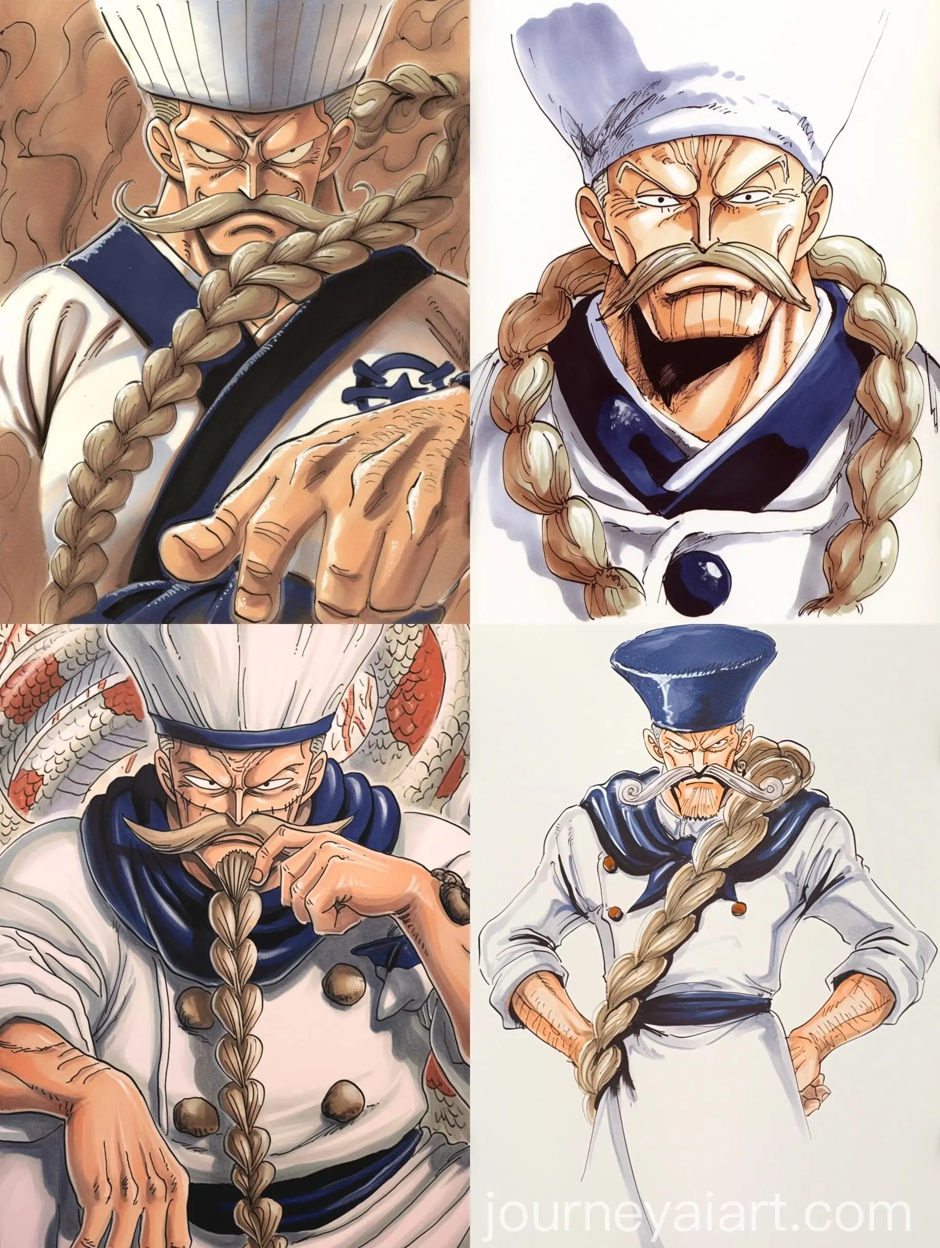 Man-in-Manga-Style-Fullbody-Portrait-Copic-Marker-Art