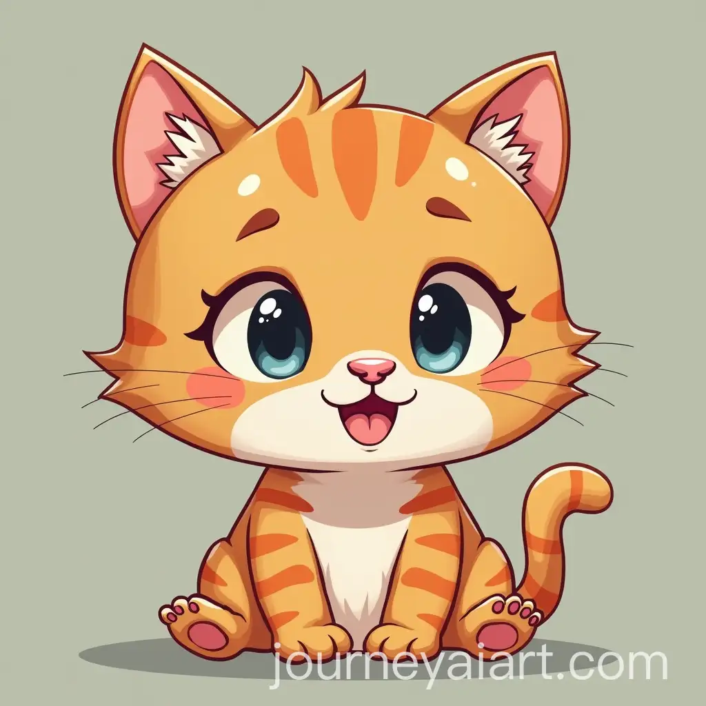 Adorable-Cute-Cat-with-Playful-Expression