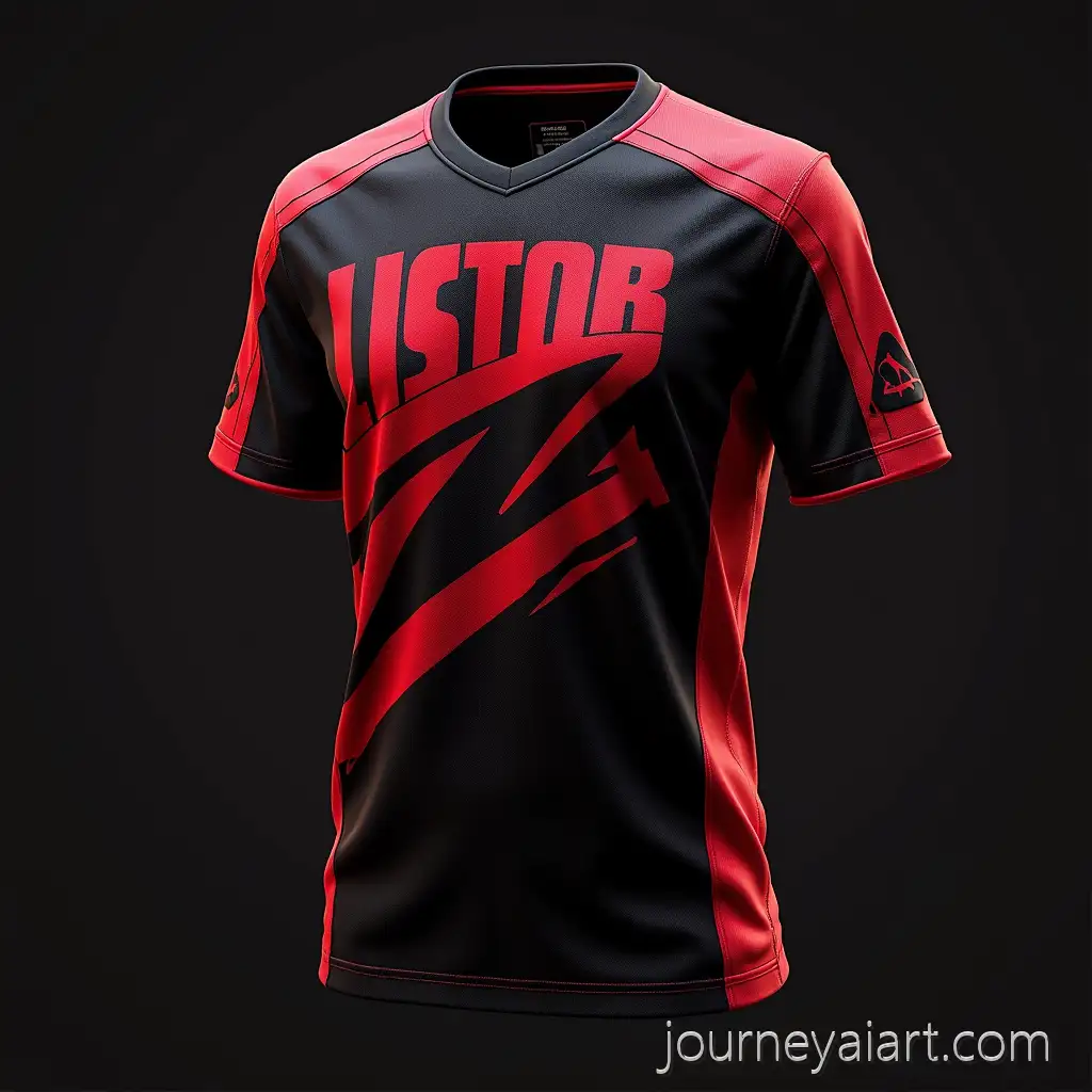 Futuristic-Cyberpunk-StreetFuturistic-esports-jerseywear-Esports-Jersey-with-Neon-Crimson-and-Black-Palette