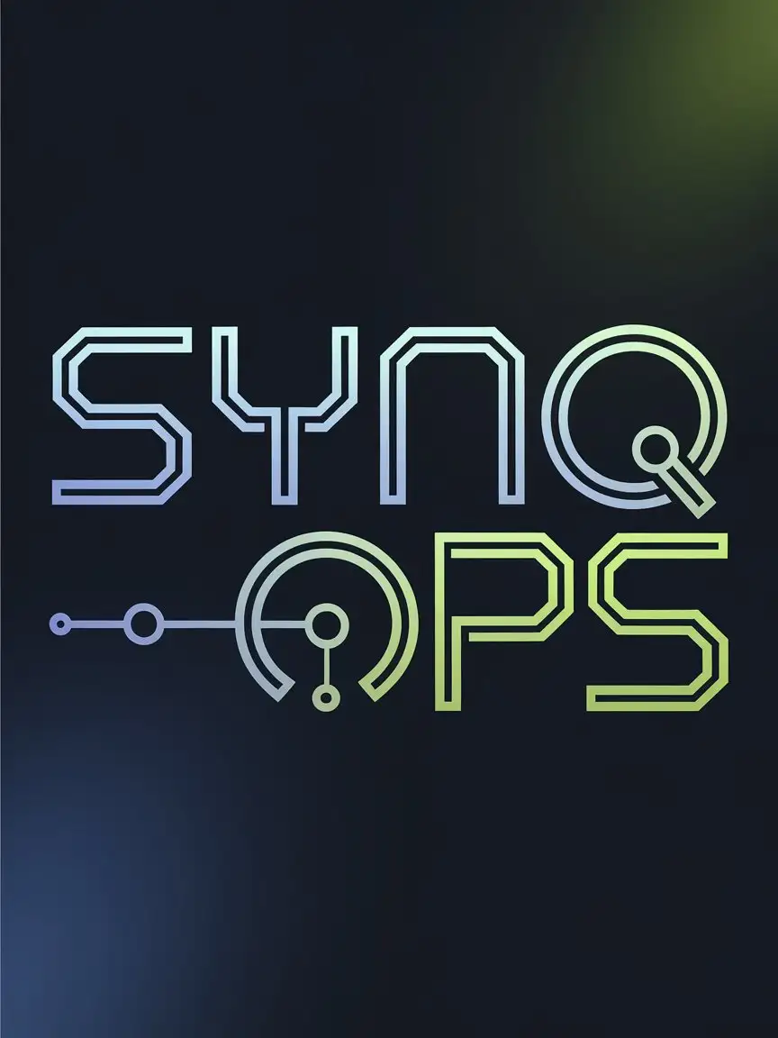 Futuristic-TechInspired-Logo-Design-for-SynqOps-with-Blue-and-Green-Tones