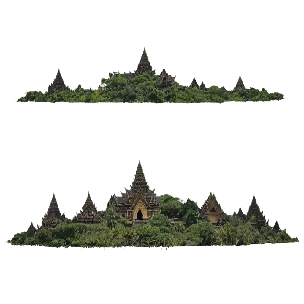 PNG-Image-of-a-Nervous-Khmer-House-Set-Against-a-Majestic-Mountain-Landscape