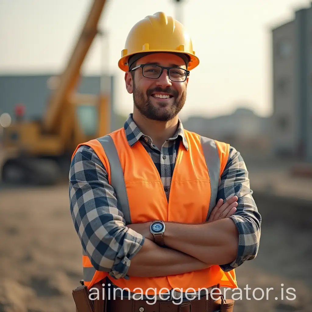 Construction-Worker-in-Action-on-a-Building-Site