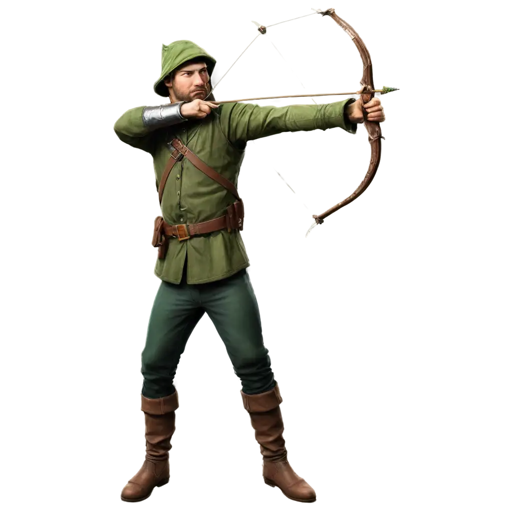 Realistic-Robin-Hood-Shooting-Arrow-PNG-Image-Heroic-Archery-Scene