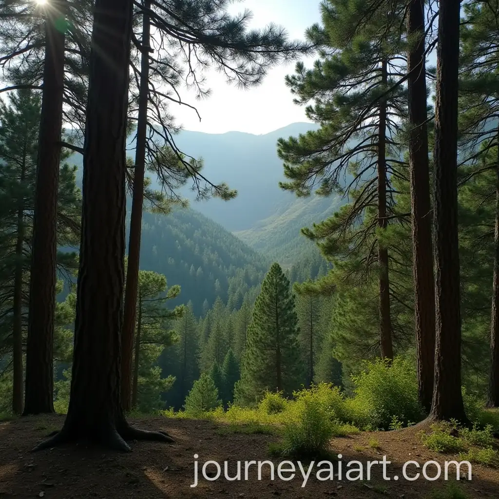 Majestic-Forests-of-Lebanese-Cedars-with-Tall-Trees-and-Lush-Greenery