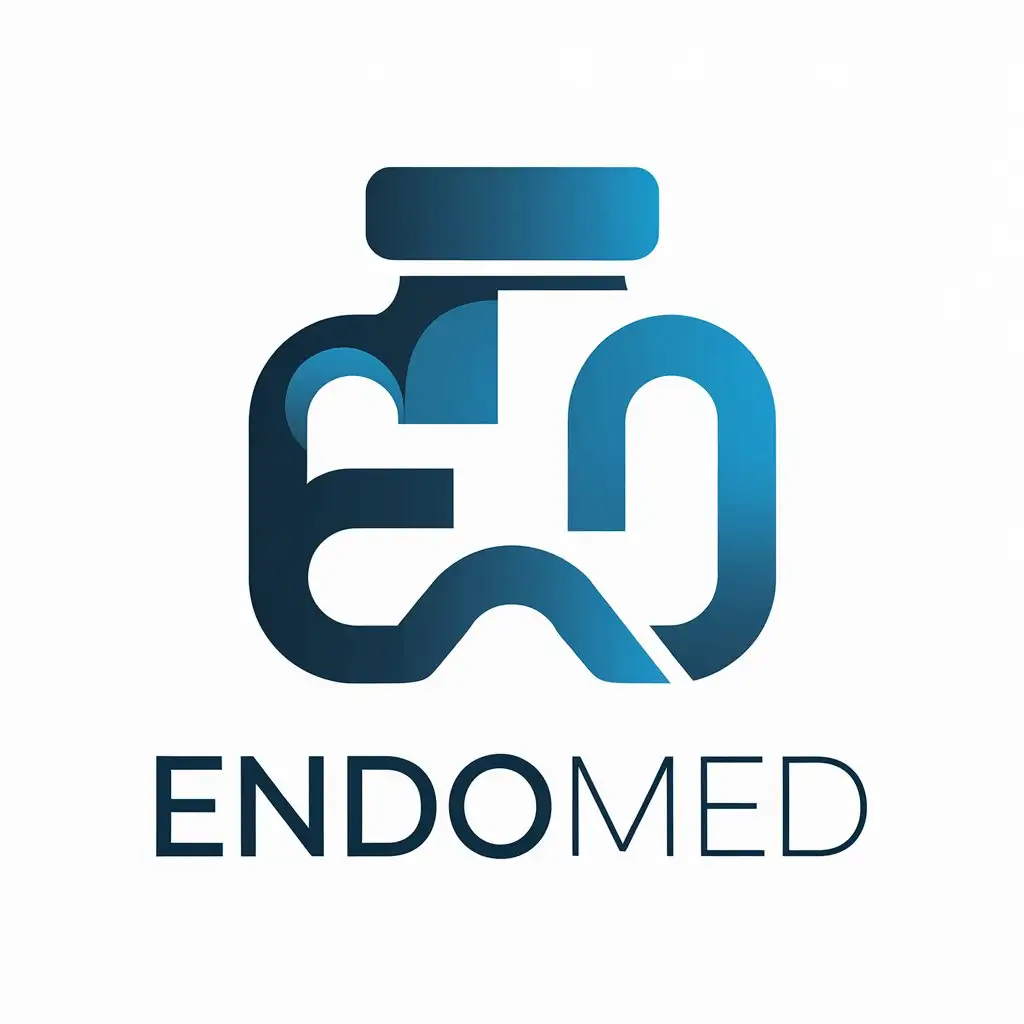 LOGO Design for Endomed Vector Design with E and M Symbol for Medical and Dental Industry