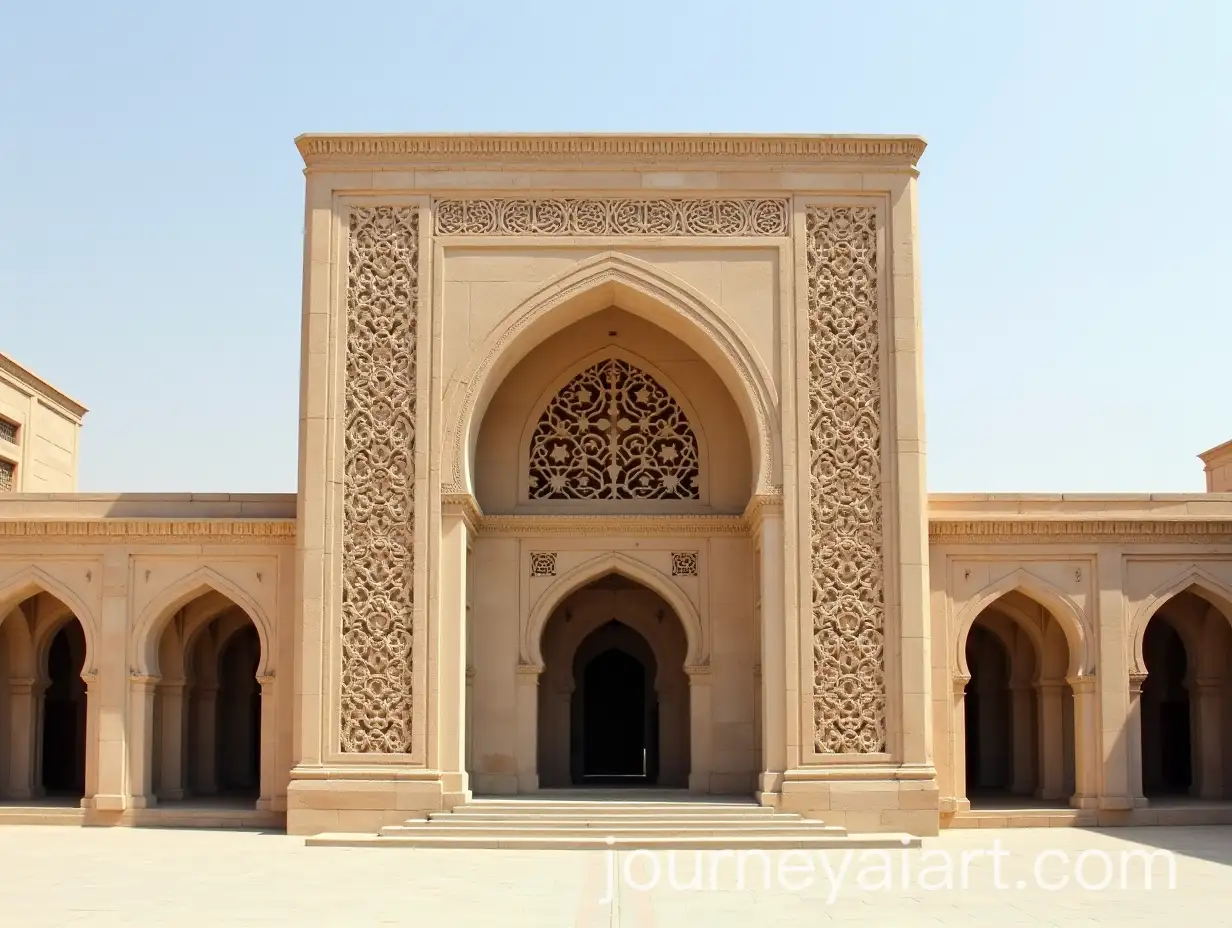 Ancient-Arabic-Library-Building-in-Baghdad