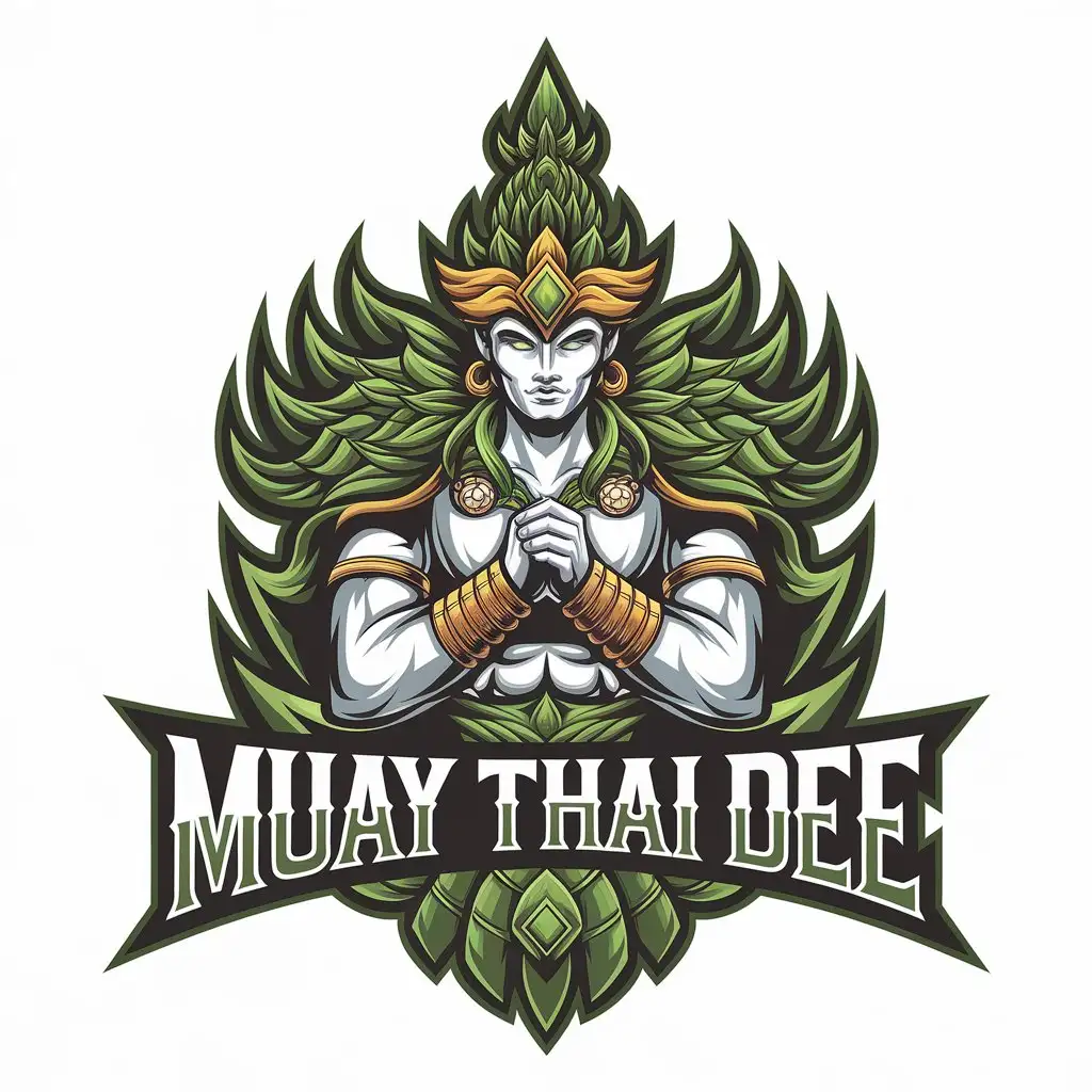 LOGO-Design-For-Muay-Thai-Dee-Buda-Esmeralda-Symbol-in-Sports-Fitness-Industry