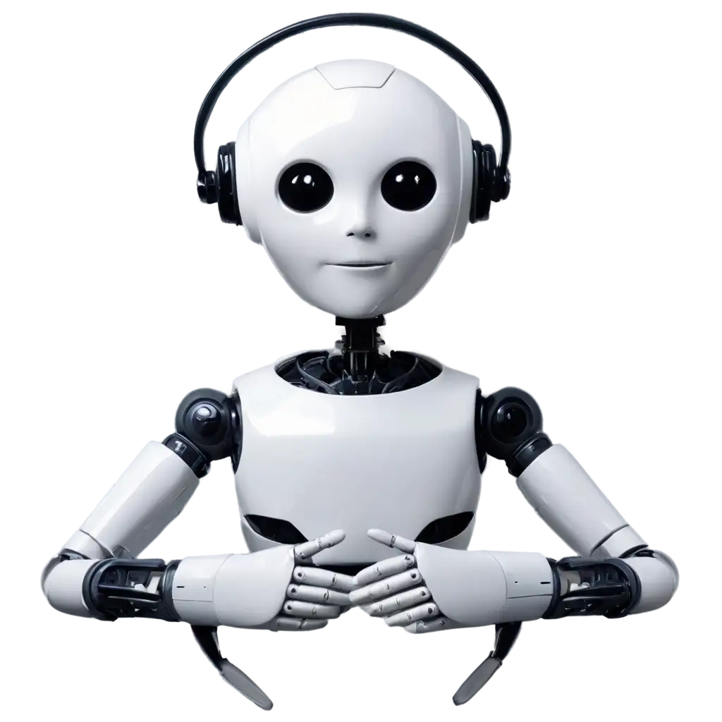 Robot-in-Peaceful-PNG-Image-HighQuality-Clarity-for-Diverse-Uses