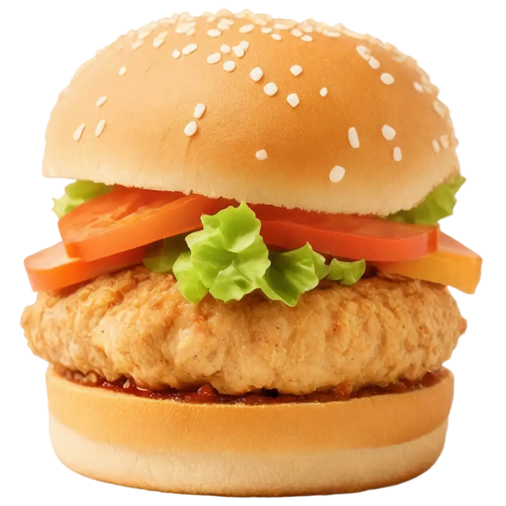 Delicious-Chicken-Burger-PNG-Mouthwatering-Illustration-for-Food-Blogs-and-Menus