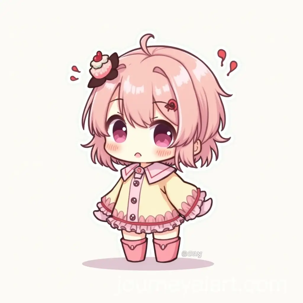 Chibi-Character-in-Cute-Cupcake-Outfit