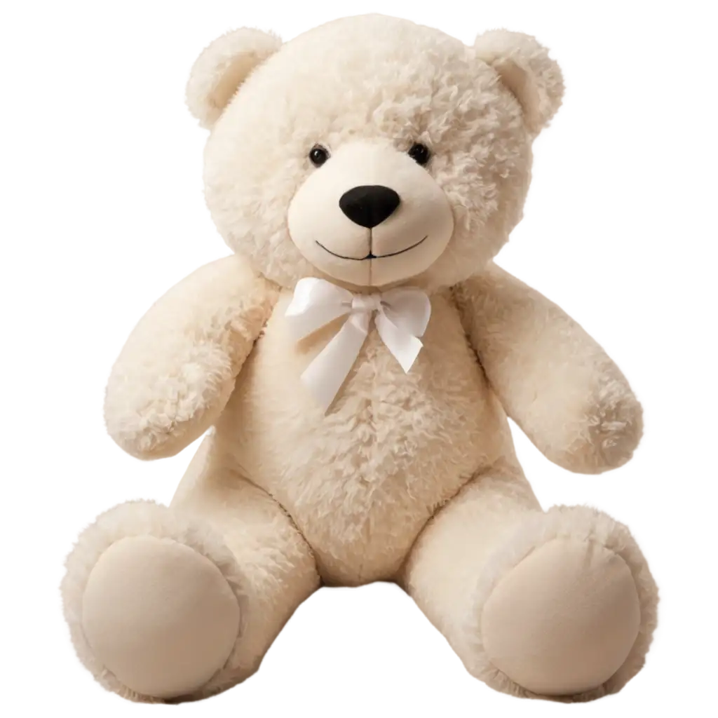 Adorable-White-Teddy-Bear-PNG-Captivating-Image-for-Endearing-Designs