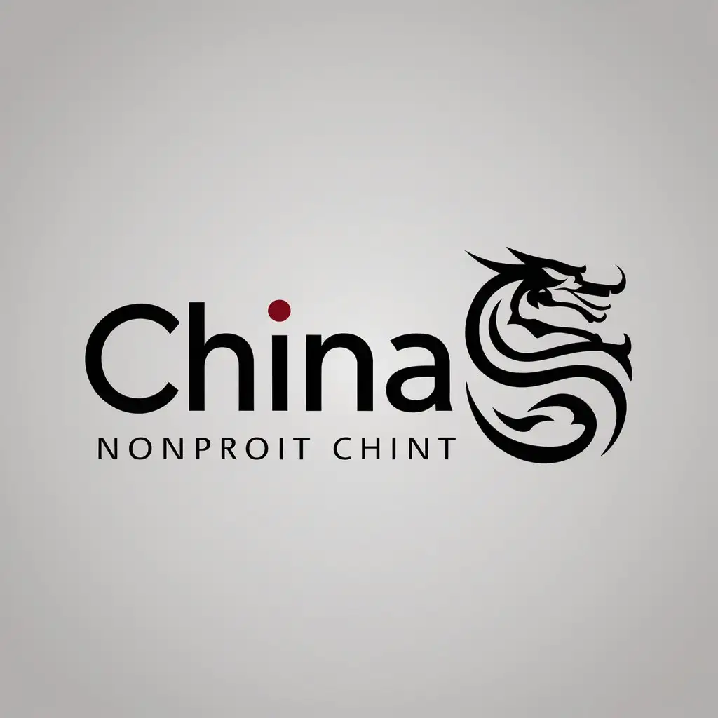 a logo design,with the text "China", main symbol:China dragon,Moderate,be used in Nonprofit industry,clear background