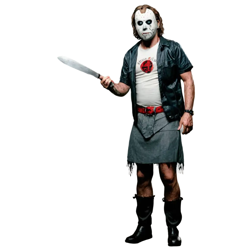 Jason vorhees with a skirt