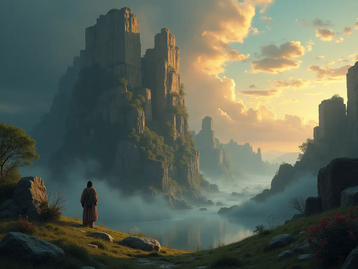 Create for me a photorealistic image of a surreal world