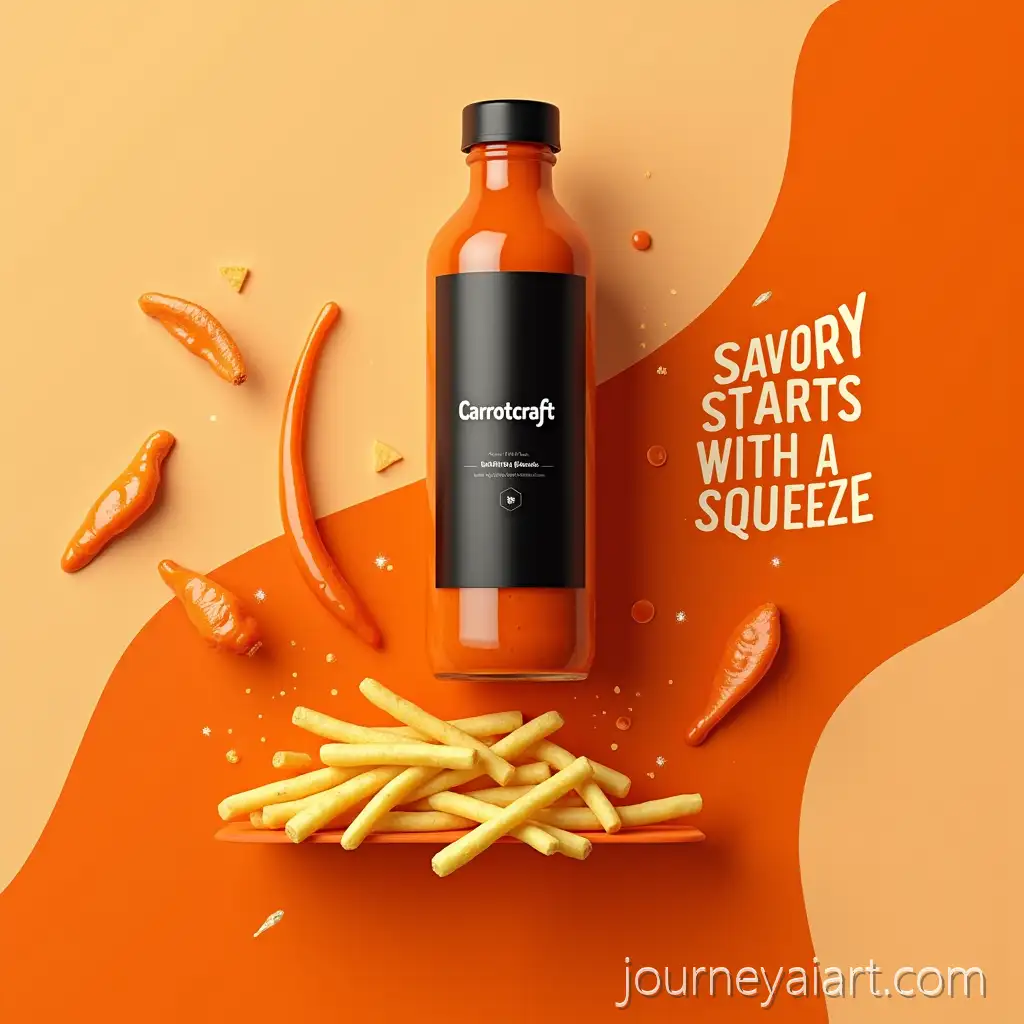 Premium-Carrotcraft-Carrot-Ketchup-Advertisement-PosterCarrotcraft-ketchup-poster-Design