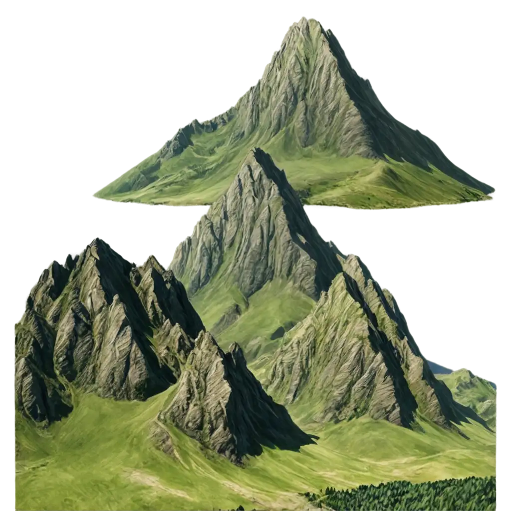 Realistic-Small-Mountains-PNG-Image-for-NatureThemed-Design-Projects