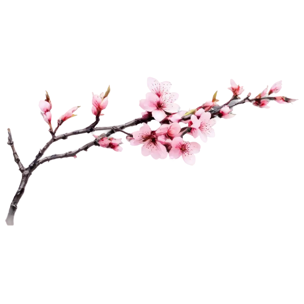 Cherry-Blossom-Branch-PNG-HighQuality-Transparent-Image-for-Diverse-Uses