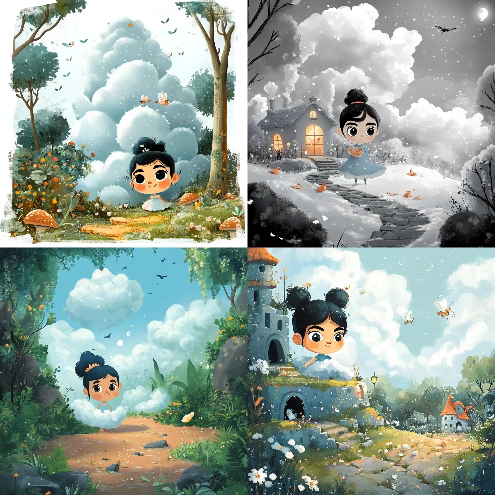 Childrens-Book-Illustration-Weird-Digital-Art-with-White-Background