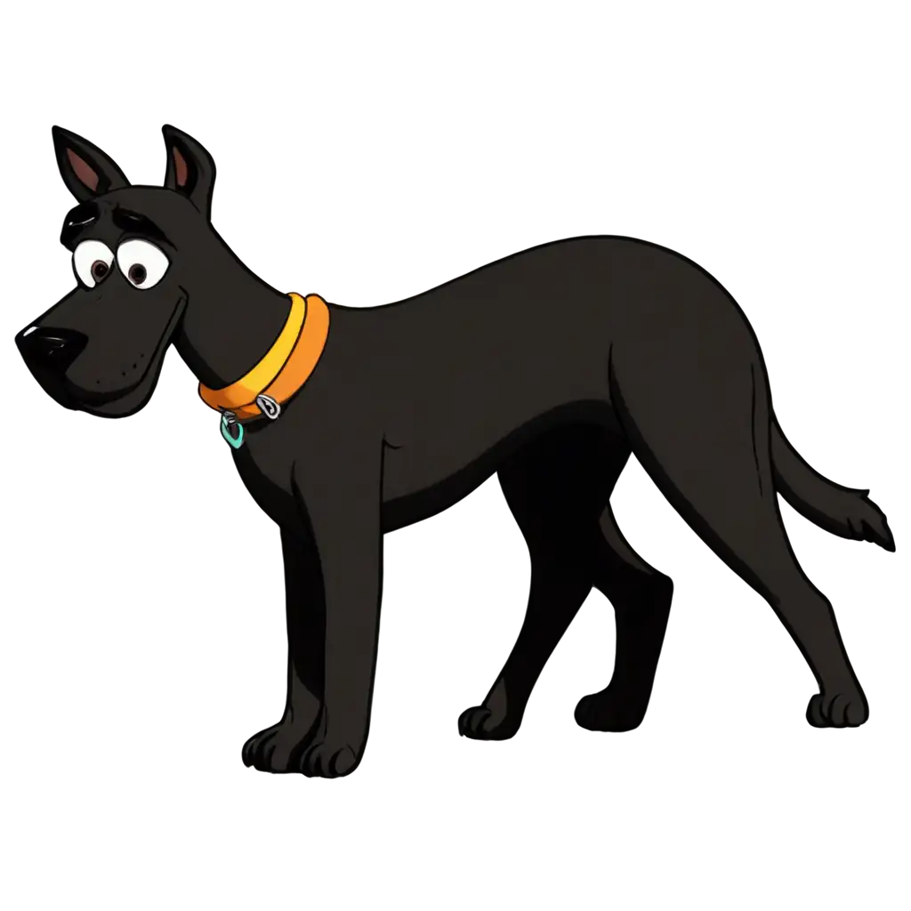 ScoobyDoo-as-a-Black-Dog-with-Brown-Spots-Enhancing-Image-Quality-and-Clarity-with-PNG-Format