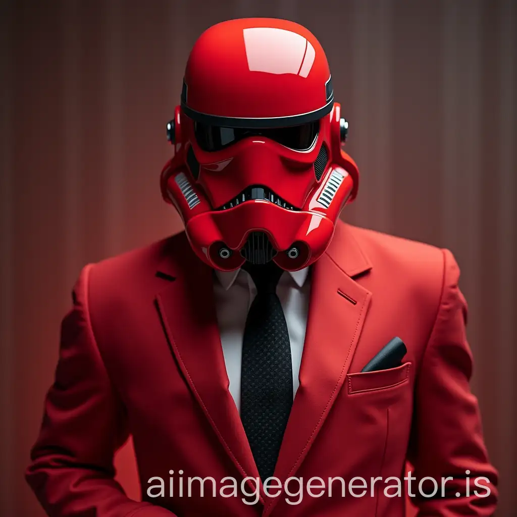 Star-Wars-Stormtrooper-in-Red-Suit-and-Tie