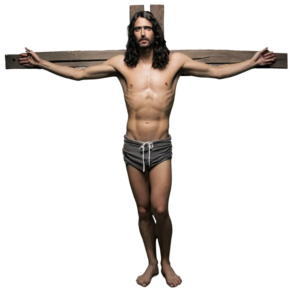 Jesus-on-the-Cross-PNG-Image-Symbolic-Representation-of-Sacrifice-and-Redemption