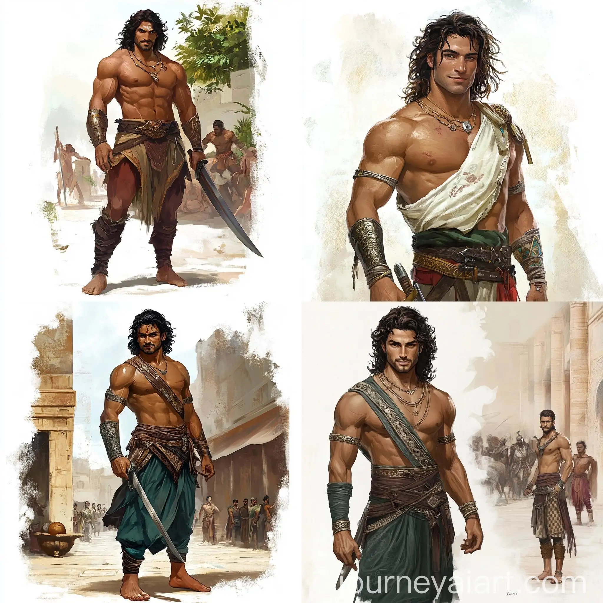 Warrior-Training-in-an-Ancient-Sindhuran-Courtyard