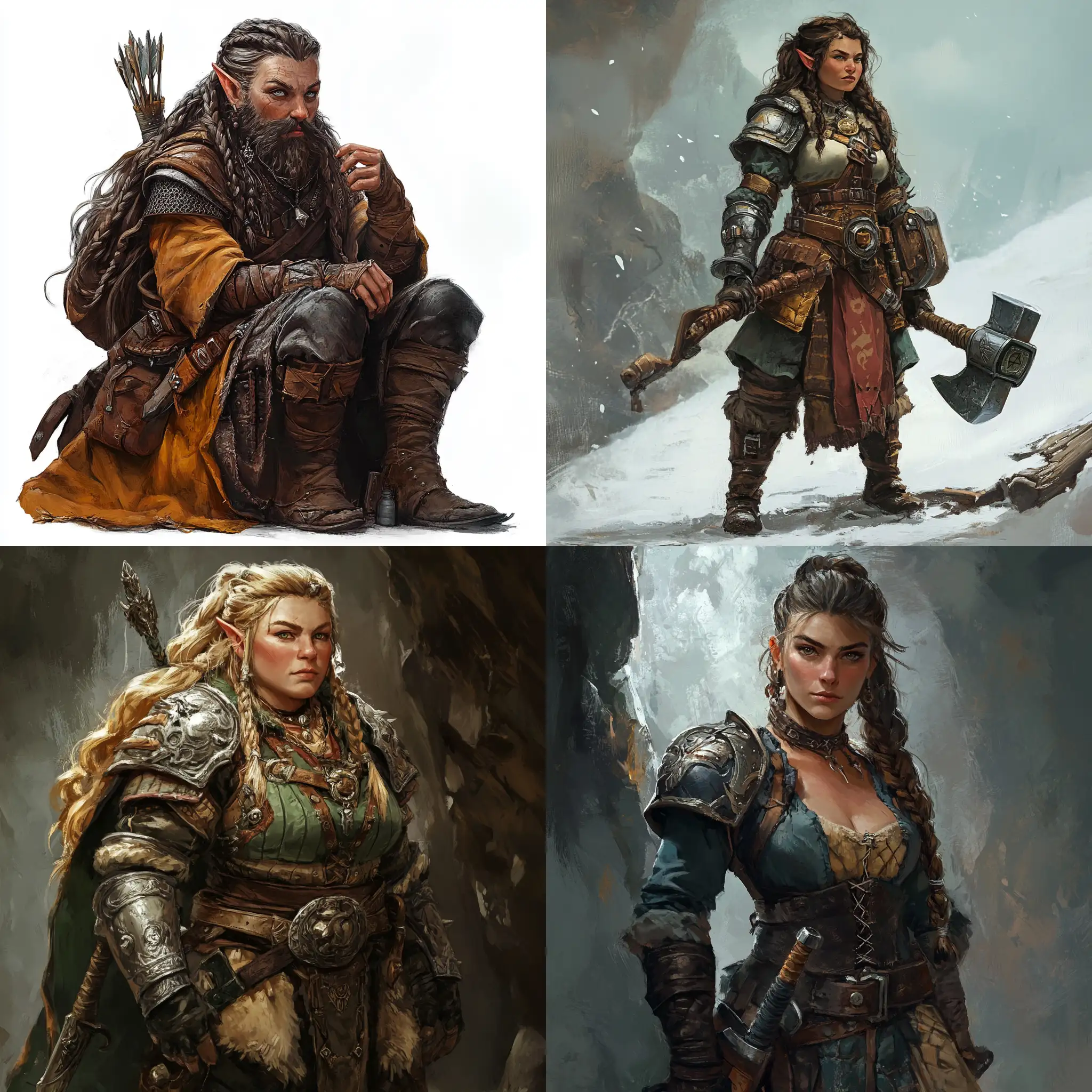 Dwarf-Woman-in-a-Fantasy-Setting