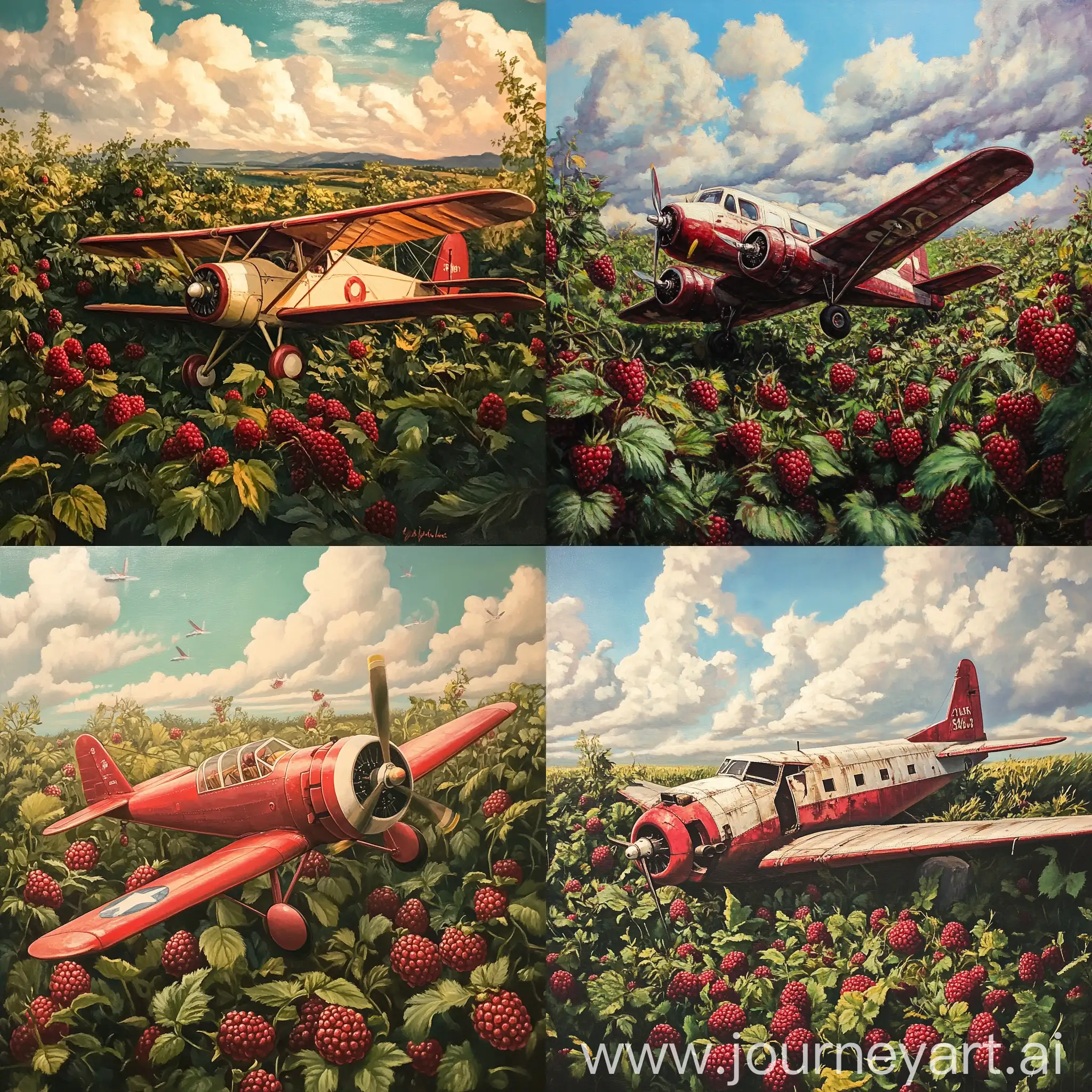 Airplane-Flying-over-Raspberry-Patch