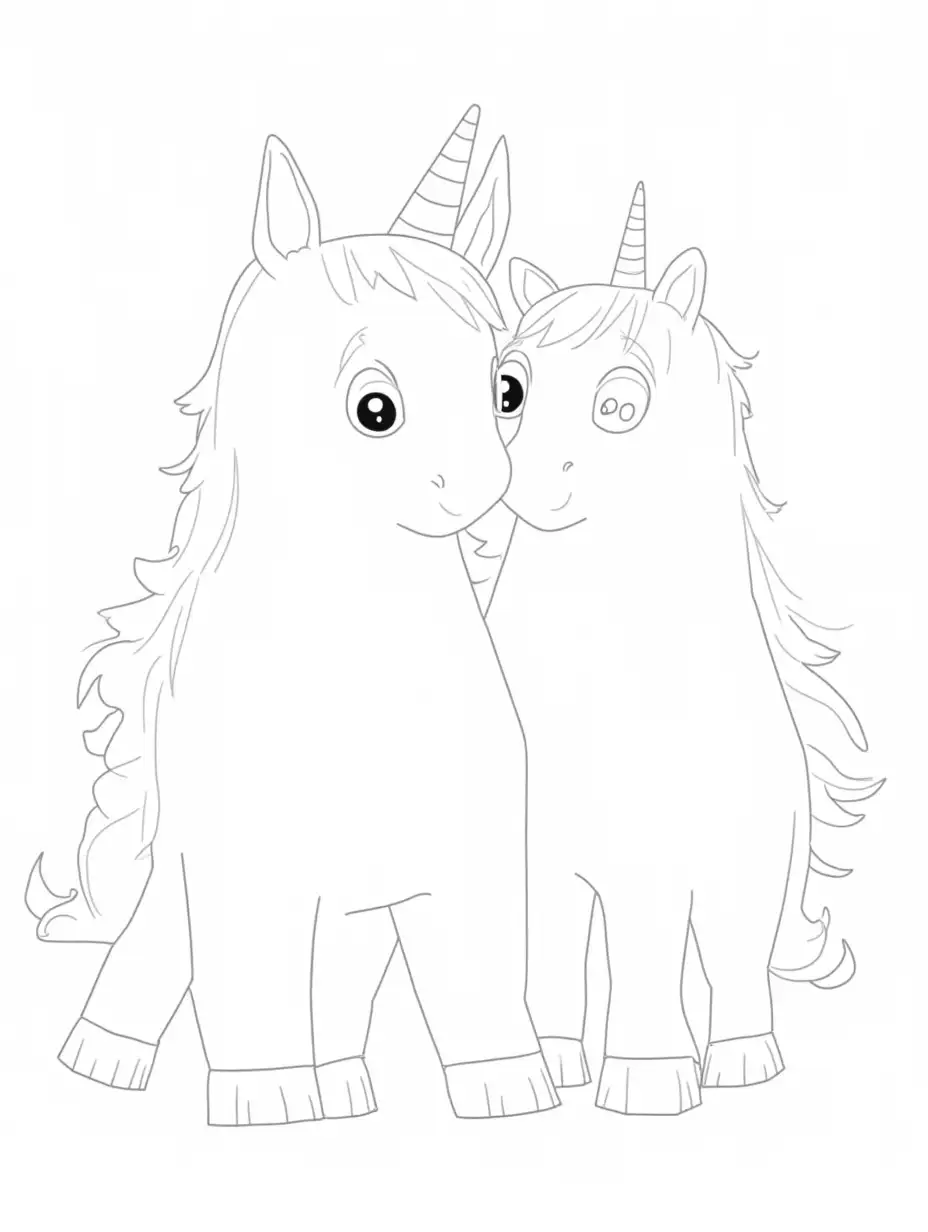 Two-Unicorns-in-a-Cosmic-Space-Adventure